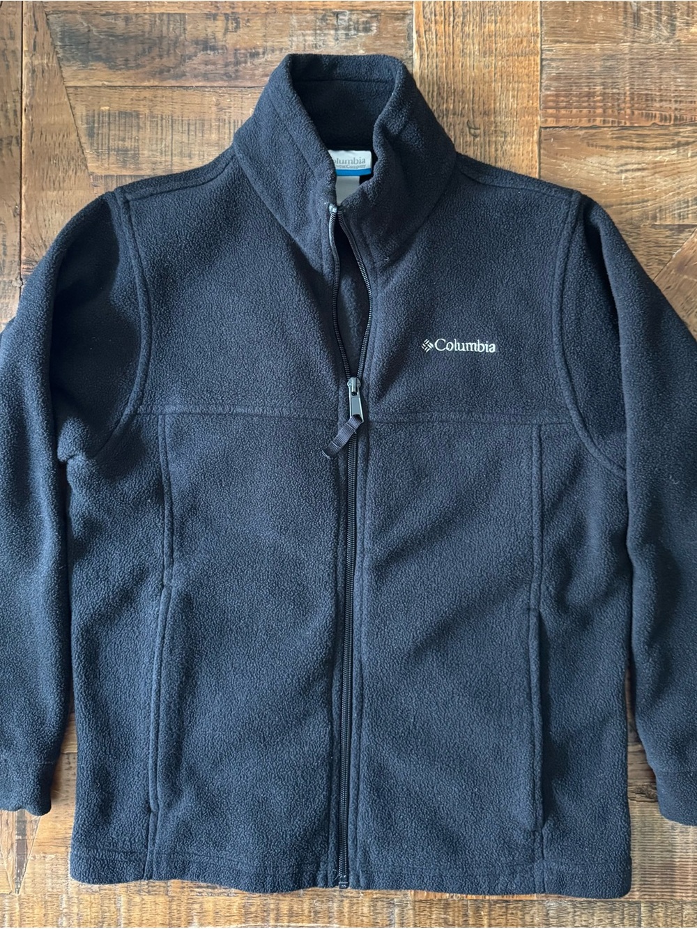 Columbia Kids Black Full-Zip Fleece Jacket